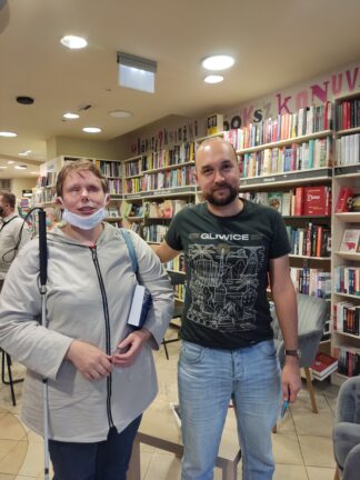 Na zdjęciu Stasia z Zbigniewem Rokitą