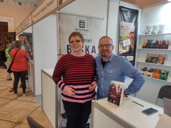 Na zdjęciu Stasia z Krzysztofem Beśką