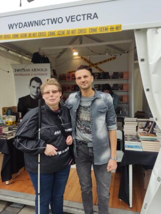 Na zdjęciu Stasia z Tomaszem Brewczyńskim