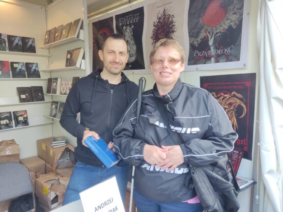 Na zdjęciu Stasia z Andrzejem Wardziakiem