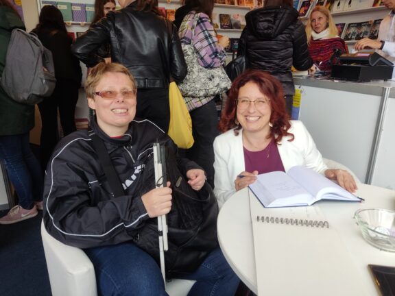 Na zdjęciu Stasia z Joanną Szarańską